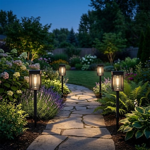 GTX Solar LED Pathway Lights 4PK - Image 2