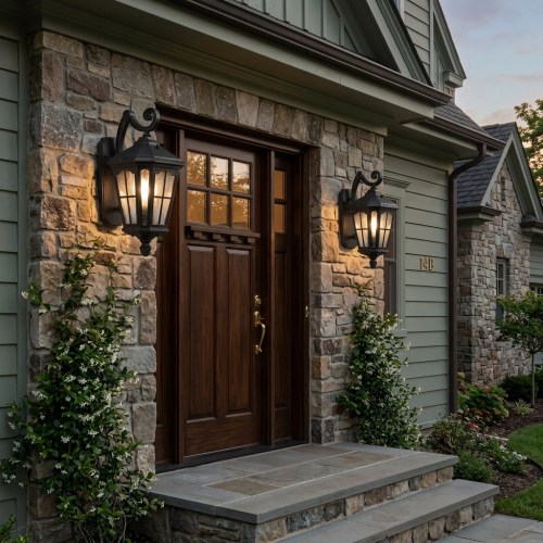 Koda Lantern for Outdoor Wall