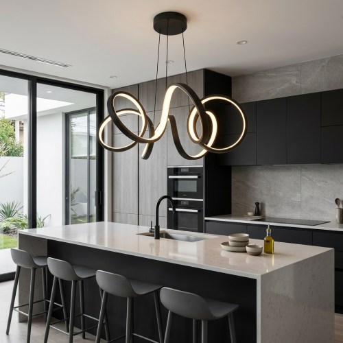 Artika Swirl Ribbon Light Black