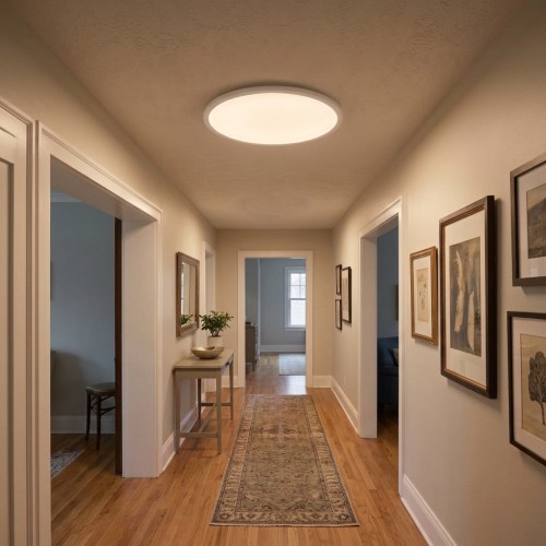 Feit Electric 15” Round Ceiling Fixture with Night Light - Image 2