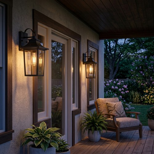 Thomasville Bremerton 16" Outdoor LED Wall Lantern - Image 2