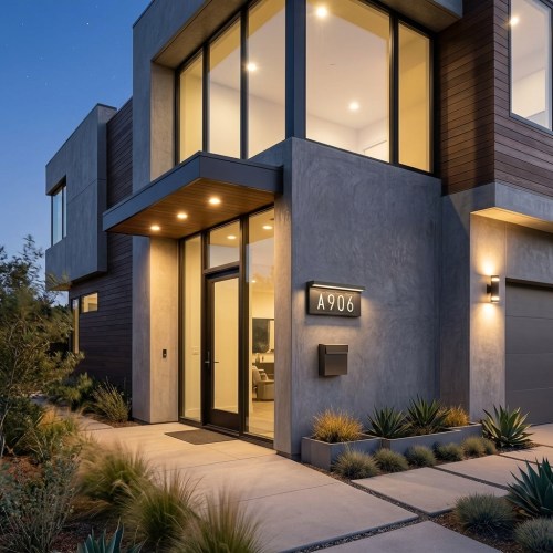 Artika Bowen Solar LED Wall Address Light - Image 2